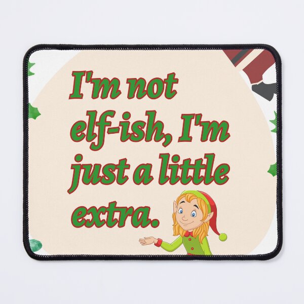 Item preview, I'm not elf-ish Christmas pun designed and sold by Artsy BE.