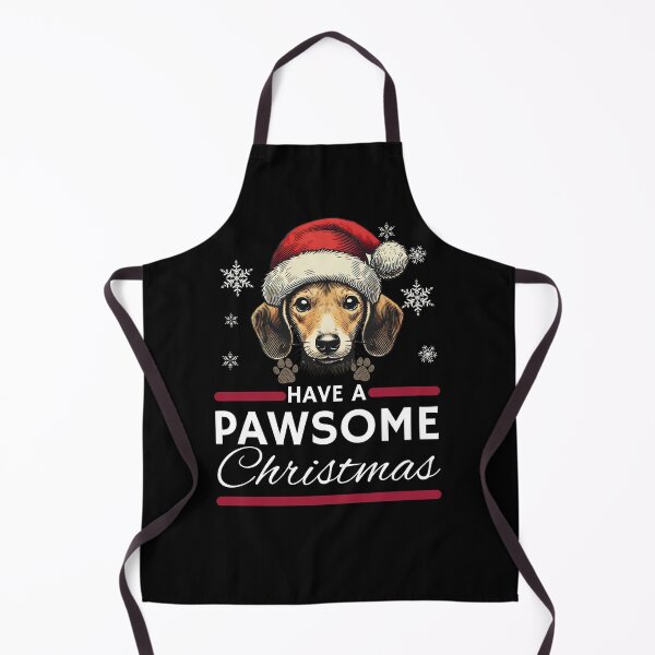 Item preview, Dachshund Christmas  Have A Pawsome Christimas designed and sold by The Art of Kkatarynka.
