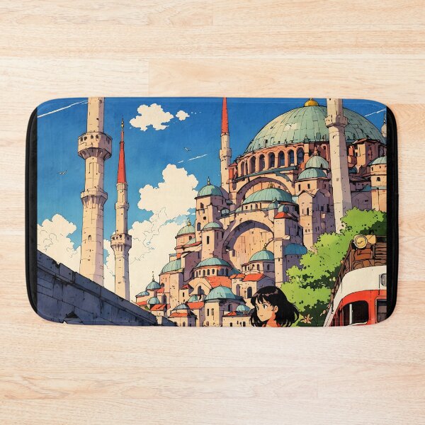 Item preview, Retro Anime Girl 80s Vintage Travel Istanbul Turkey  designed and sold by Retro-Anime9.