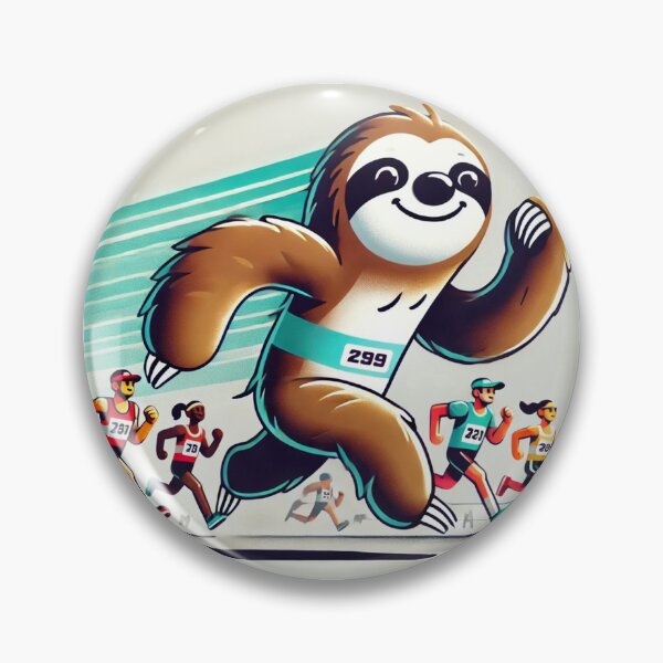 Item preview, Sloth Running a Marathon designed and sold by Subtle Awe.