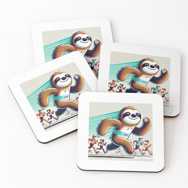 Item preview, Sloth Running a Marathon designed and sold by Subtle Awe.