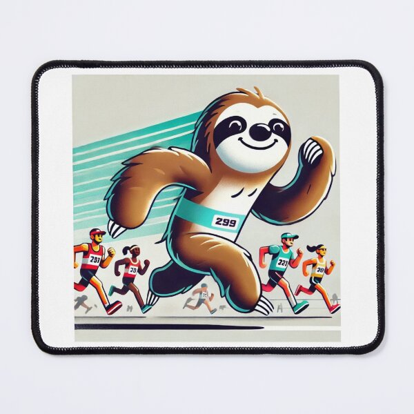 Item preview, Sloth Running a Marathon designed and sold by Subtle Awe.
