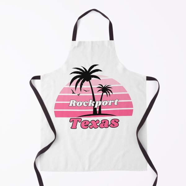 Item preview, Retro Cool Rockport Beach Texas Palm Tree at Sunset Souvenirs designed and sold by karmdaf.