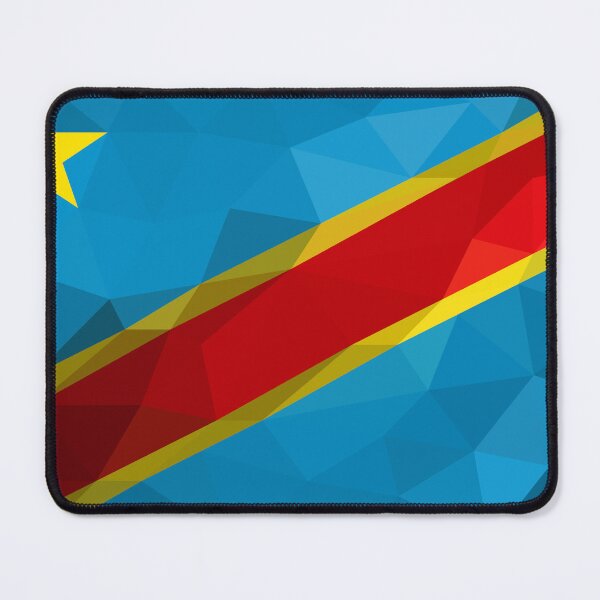 Item preview, Congo Flag Geometric Art – Bold and Vibrant Design designed and sold by OrangePoly.