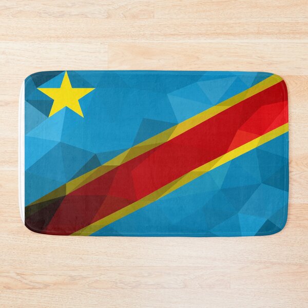 Item preview, Congo Flag Geometric Art – Bold and Vibrant Design designed and sold by OrangePoly.