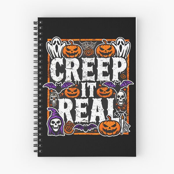 Item preview, Creap it Real, Spooky Funny Halloween saying designed and sold by Logiamerch.