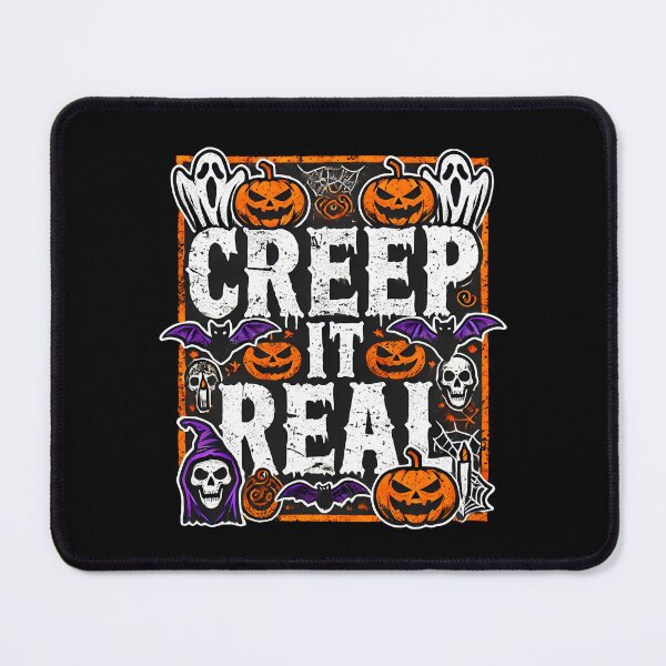 Item preview, Creap it Real, Spooky Funny Halloween saying designed and sold by Logiamerch.