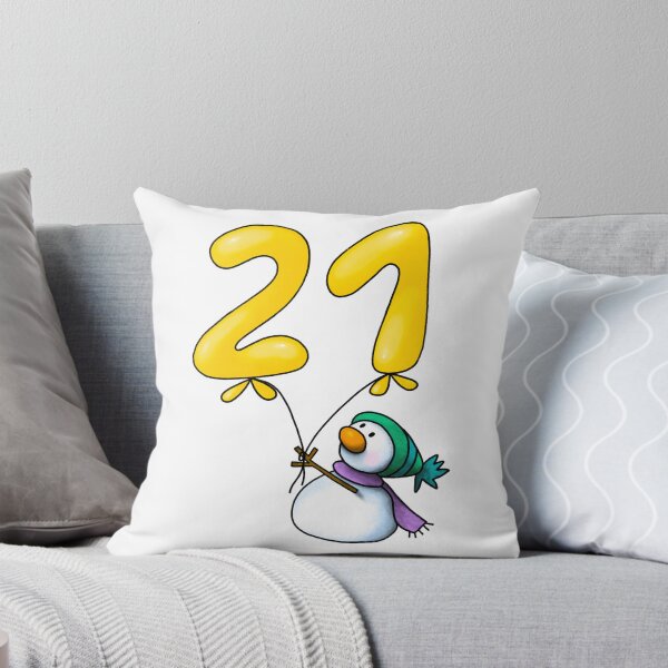 Item preview, Snowman - Number 21 - Advent Calendar  designed and sold by laureH.