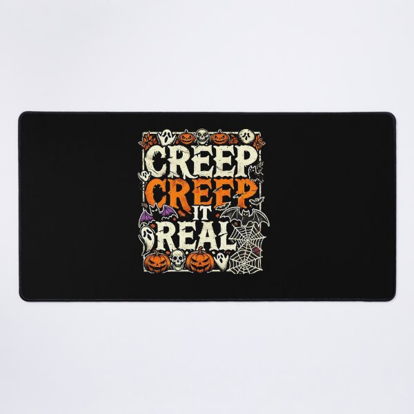 Item preview, Creap it Real, Spooky Funny Halloween saying designed and sold by Logiamerch.