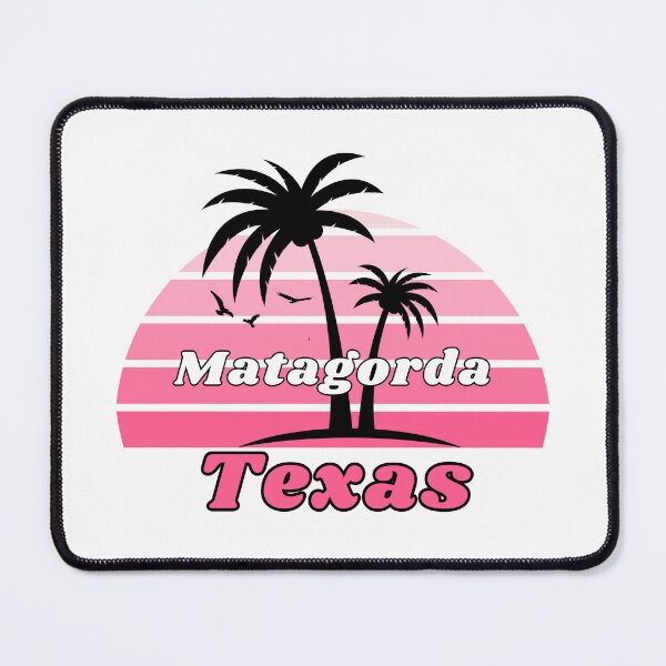 Item preview, Retro Cool Matagorda Beach Texas Palm Tree at Sunset Souvenirs designed and sold by karmdaf.