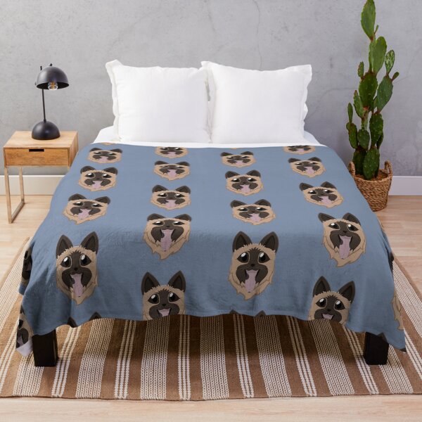 Item preview, Illustration of Eurasier dog face designed and sold by Knytt.