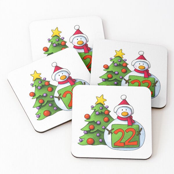 Item preview, Muñeco de nieve - Número 22 - Calendario de Adviento designed and sold by laureH.