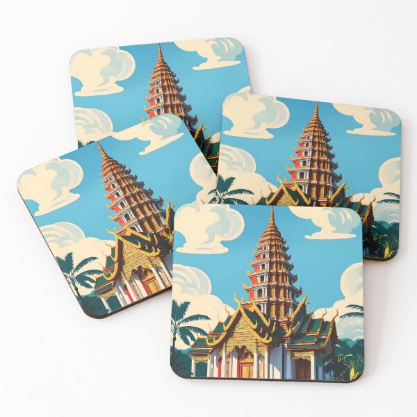 Item preview, Thean Hou Temple Malaysia Vintage Travel Tourism designed and sold by TravelersGems.