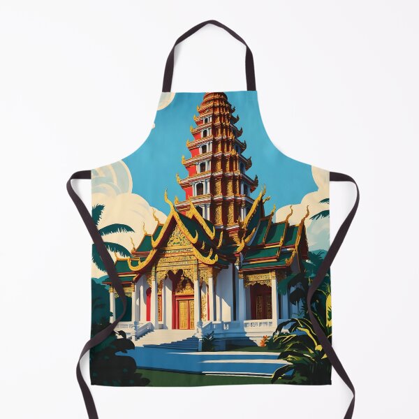 Item preview, Thean Hou Temple Malaysia Vintage Travel Tourism designed and sold by TravelersGems.