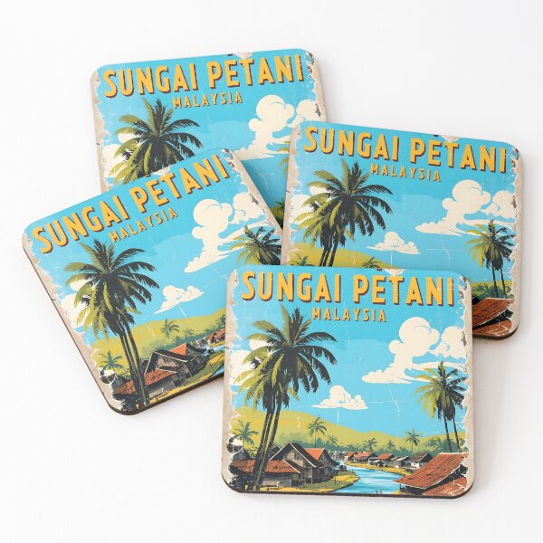 Item preview, Sungai Petani Malaysia Vintage Travel Tourism designed and sold by TravelersGems.
