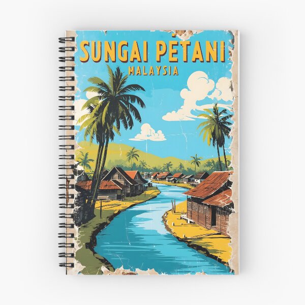 Item preview, Sungai Petani Malaysia Vintage Travel Tourism designed and sold by TravelersGems.