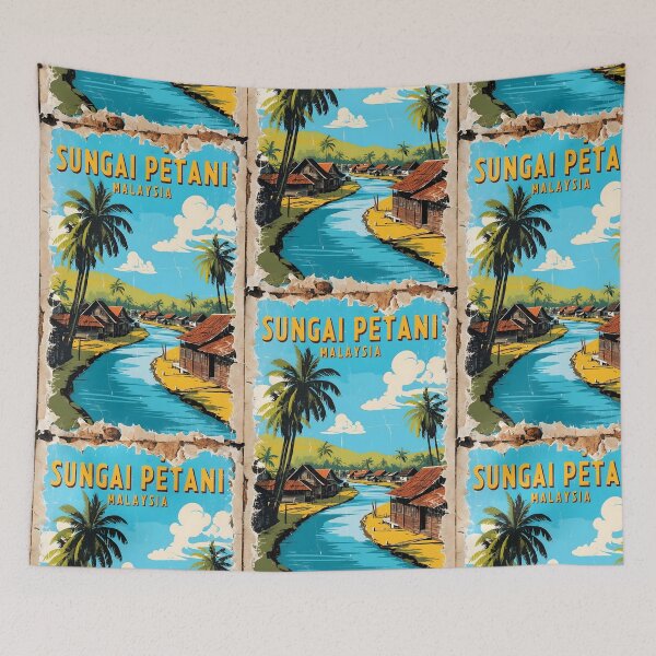 Item preview, Sungai Petani Malaysia Vintage Travel Tourism designed and sold by TravelersGems.