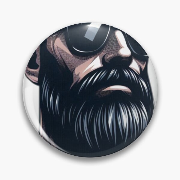 Item preview, Bald Man With Sunglasses and Beard v2 designed and sold by GeneralDaily.