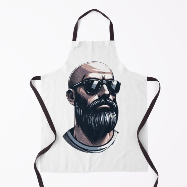 Item preview, Bald Man With Sunglasses and Beard v2 designed and sold by GeneralDaily.