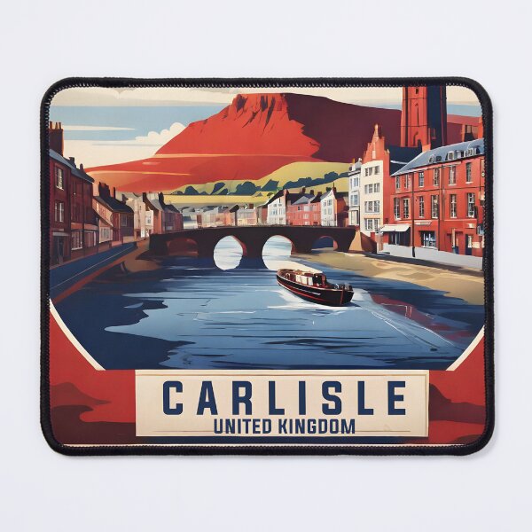 Item preview, Carlisle Kingdom Vintage Travel Tourism designed and sold by TravelersGems.