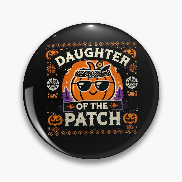 Item preview, Spooky Daughter of the Patch, Pumpkin Funny Halloween saying designed and sold by Logiamerch.