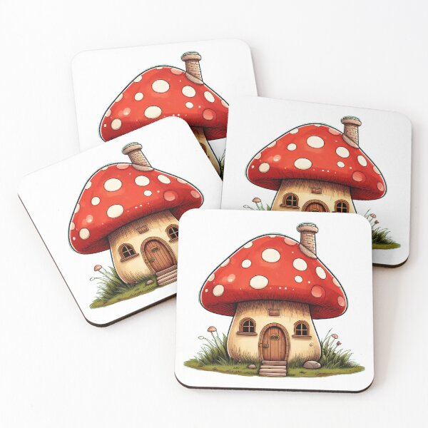 Item preview, Verspieltes Pilzhaus mit Schornstein designed and sold by BysonDesigns.