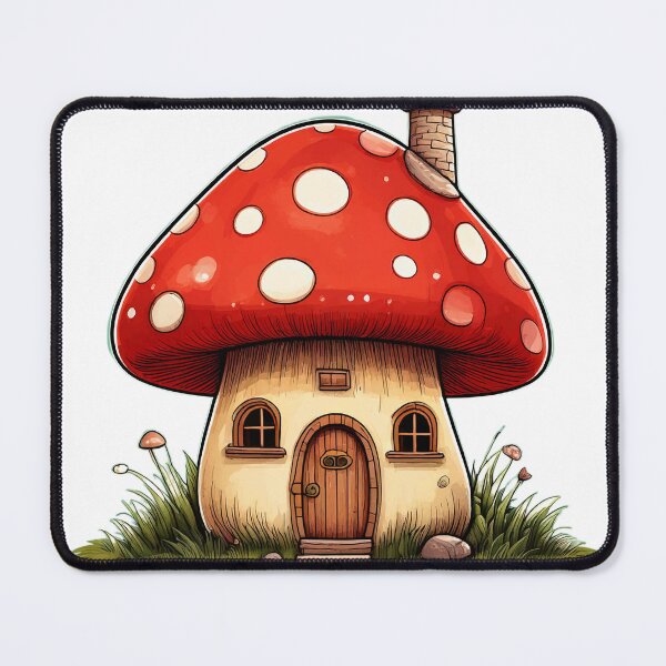 Item preview, Verspieltes Pilzhaus mit Schornstein designed and sold by BysonDesigns.
