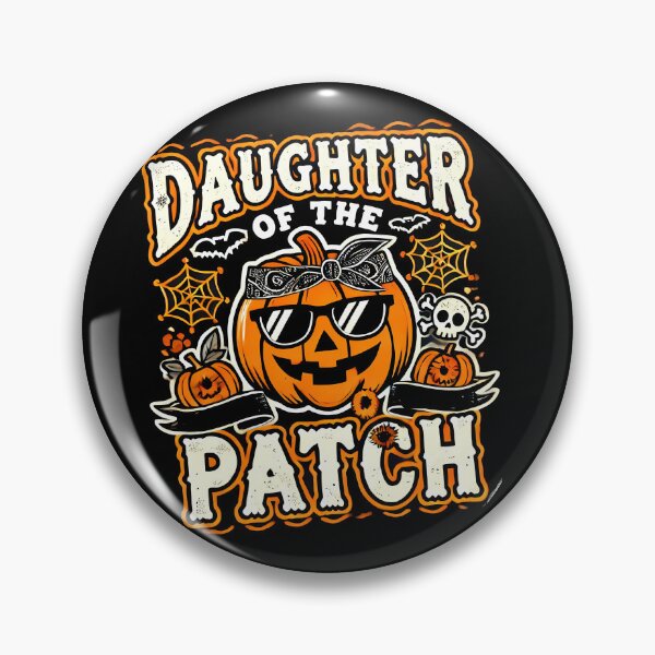 Item preview, Spooky Daughter of the Patch, Pumpkin Funny Halloween saying designed and sold by Logiamerch.