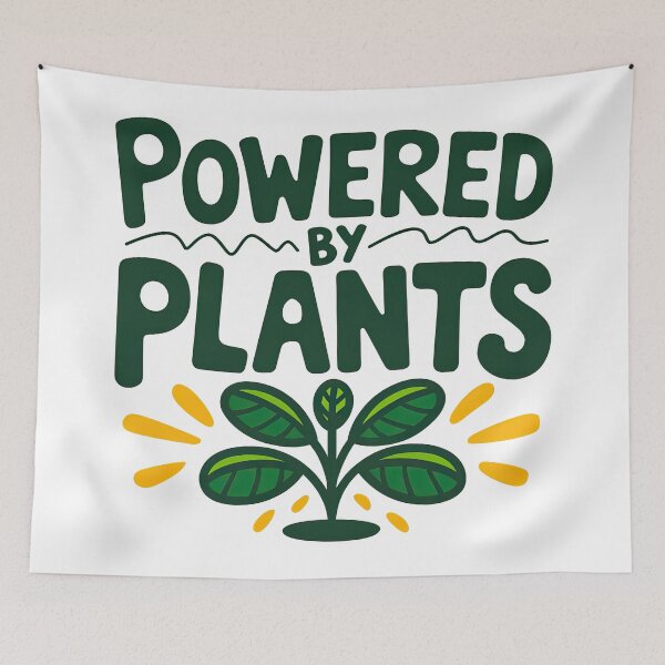 Item preview, Powered By Plants designed and sold by Angry Swan Designs.