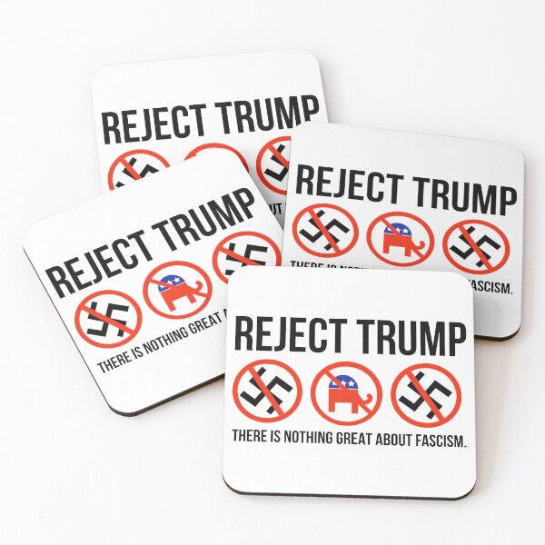 Item preview, Reject Trump. There is nothing great about fascism.  designed and sold by Rachel the Artist .
