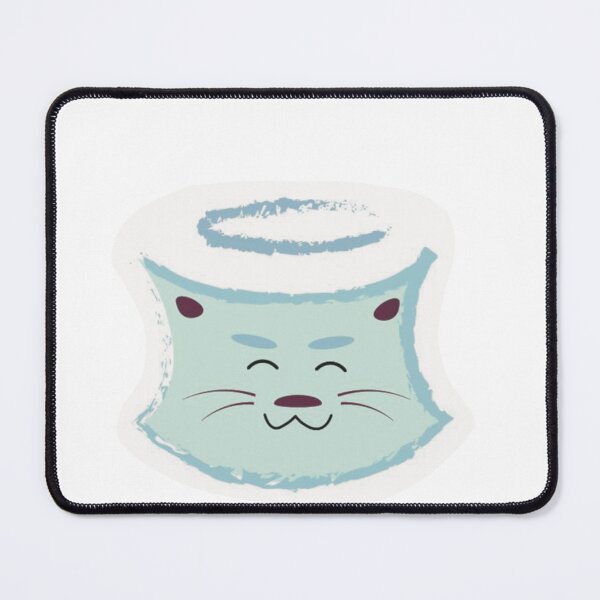 Item preview, Blue cat angel designed and sold by Kodistickers.