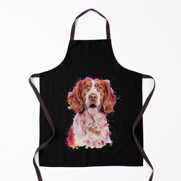 Item preview, Dog Cute Brittany Spaniel Watercolor designed and sold by mpwme.