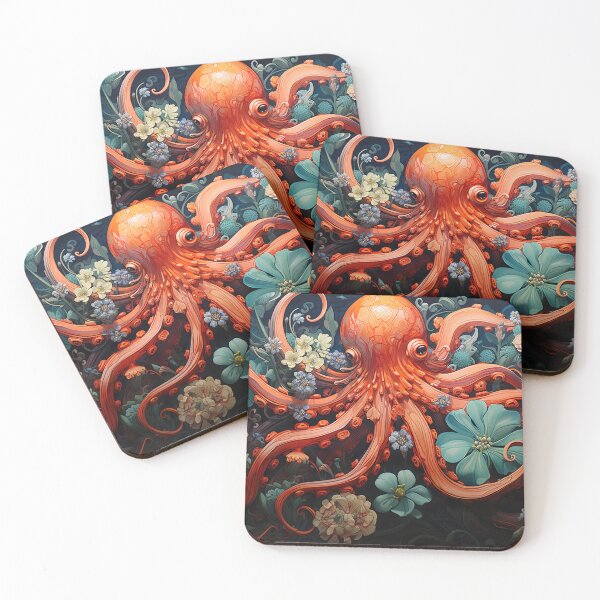 Item preview, Nautical - Octopus designed and sold by KootenayDesigns.