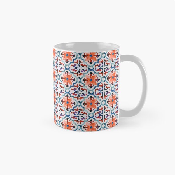 Item preview, Azulejo Floral Pattern designed and sold by AM FineArtPrints.