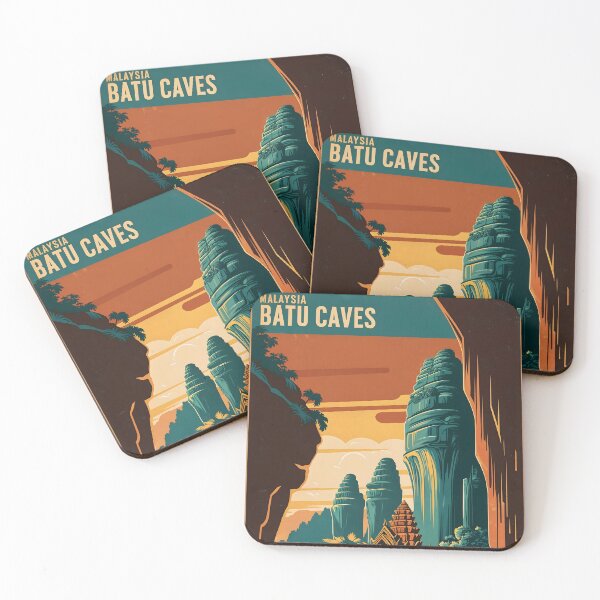 Item preview, Batu Caves Malaysia Vintage Travel Tourism designed and sold by TravelersGems.
