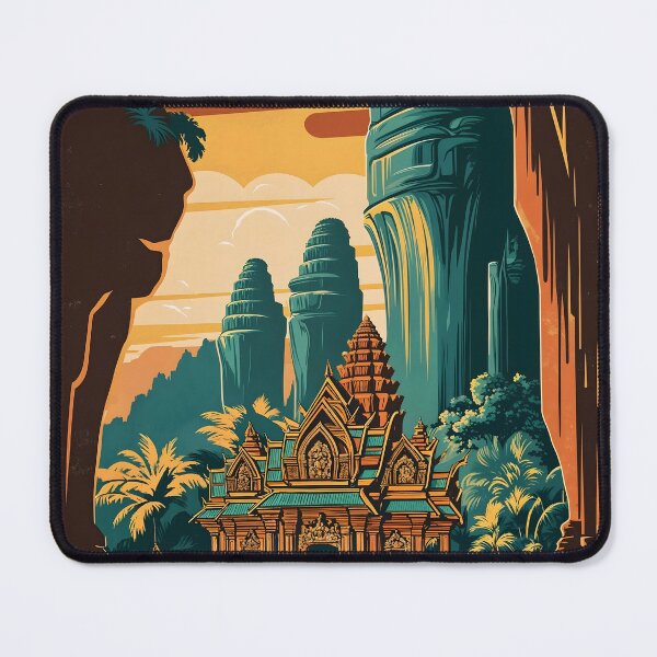 Item preview, Batu Caves Malaysia Vintage Travel Tourism designed and sold by TravelersGems.