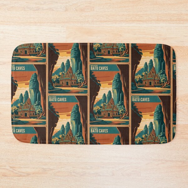 Item preview, Batu Caves Malaysia Vintage Travel Tourism designed and sold by TravelersGems.