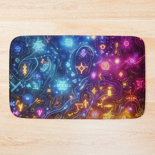Item preview, Neon Celestial Tapestry designed and sold by TeslaSt0re.