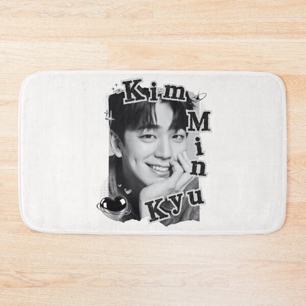 Item preview, Collage de Kim Min-kyu: impactante retrato en blanco y negro designed and sold by AJUNICE STUDIO.