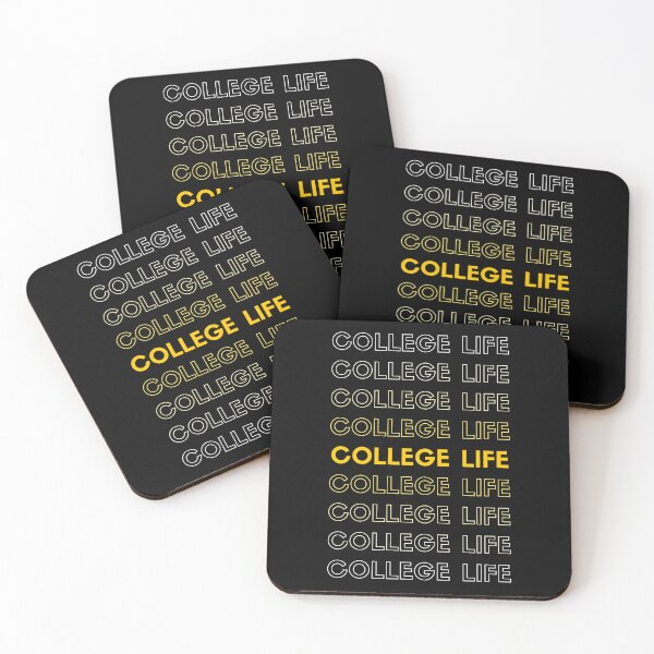 Item preview, College Life – Modern Typography Student Design designed and sold by RaiyaTees.