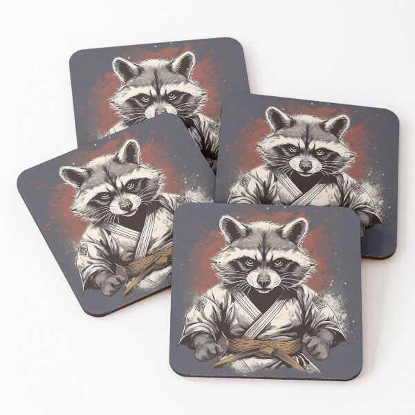 Item preview, Kick Ass Raccoon designed and sold by Boxing Kangaroo Retail Company.