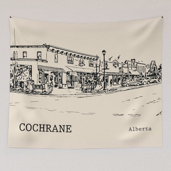 Item preview, Cochrane Alberta designed and sold by Lakeric Cityscapes.