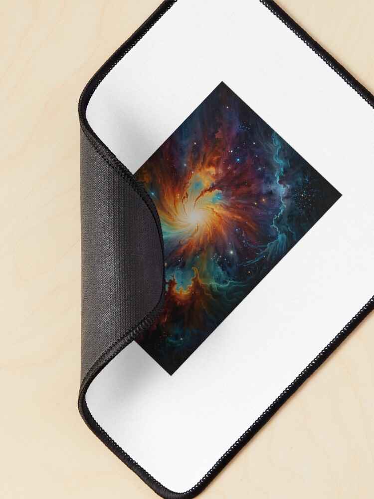 Thumbnail 2 of 5, Mouse Pad, Cosmic Tapestry designed and sold by StickerShockAI.