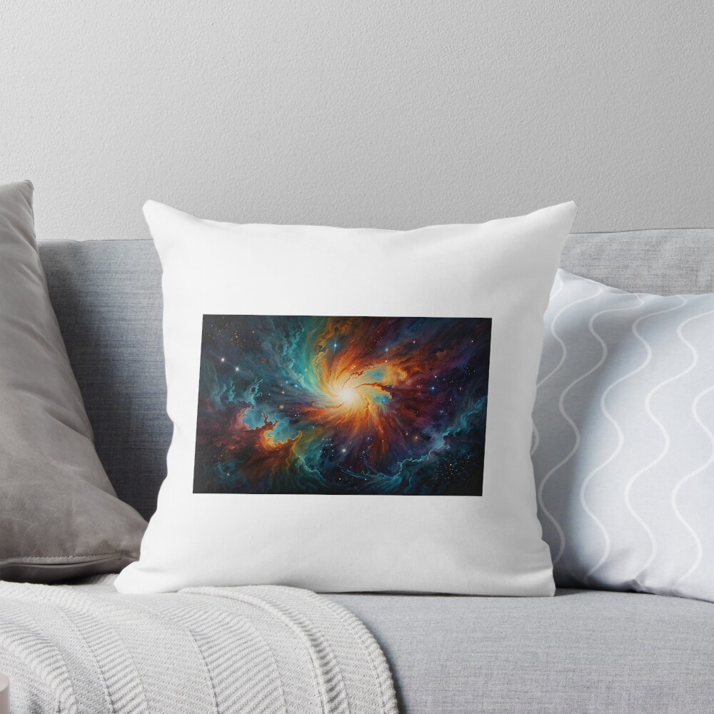 Item preview, Throw Pillow designed and sold by StickerShockAI.