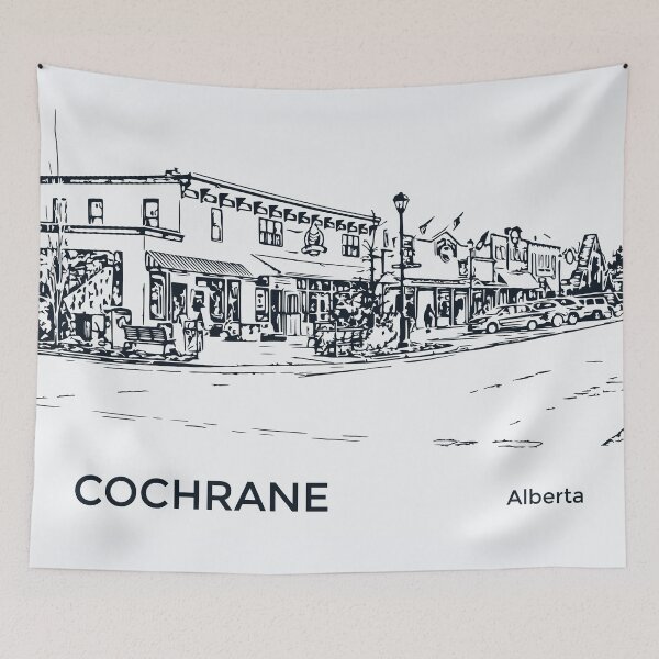 Item preview, Cochrane Alberta designed and sold by Lakeric Cityscapes.