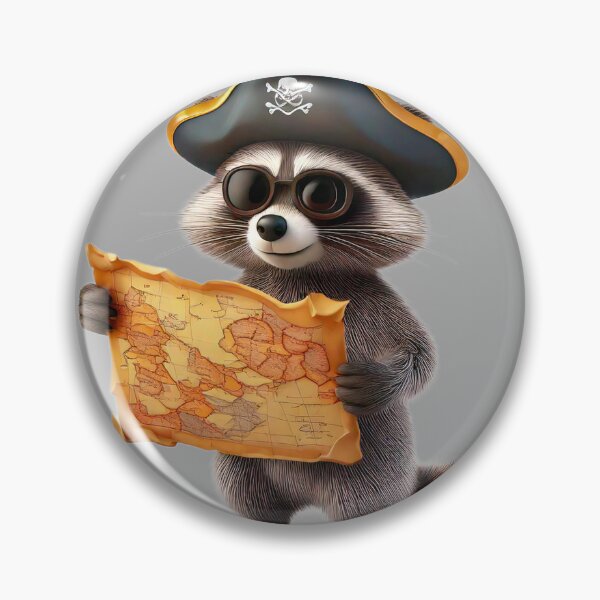 Item preview, The Pirate Raccoon designed and sold by AleTot.