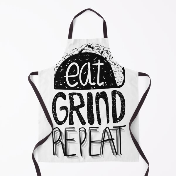 Item preview, Eat Grind Repeat | Taco-Inspired Motivation designed and sold by TurtleDojo.