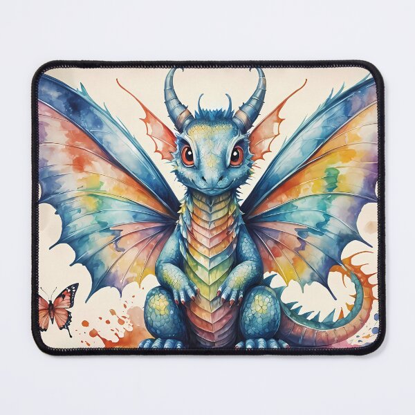 Item preview, Fairon on Hind Legs: Fairy Butterfly Dragon, Ai Generated Art  designed and sold by ACC .
