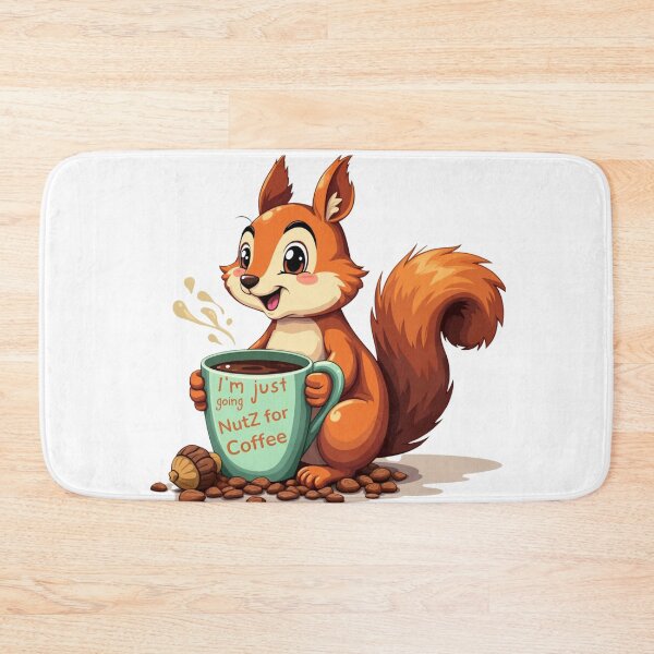 Item preview, Nutty About Coffee, Animal Lovers Gift, Gift for Him, Gift for Her designed and sold by Grang Art Artistic Designs.