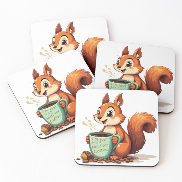 Item preview, Nutty About Coffee, Animal Lovers Gift, Gift for Him, Gift for Her designed and sold by Grang Art Artistic Designs.